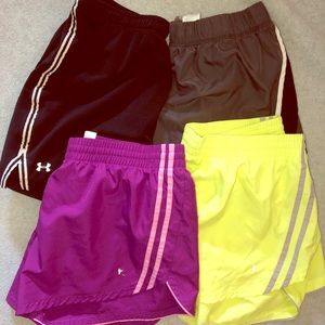 4 pairs athletic shorts